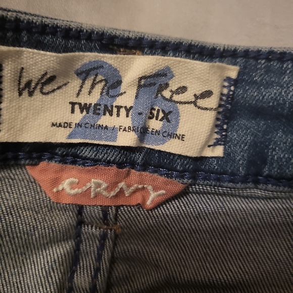 Free People Quiet Chaos jean skirt - Picture 5 of 5